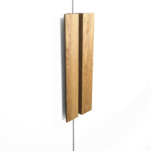 We present our collection of flat rectangular wooden cabinet knobs in a contemporary style, availabl..